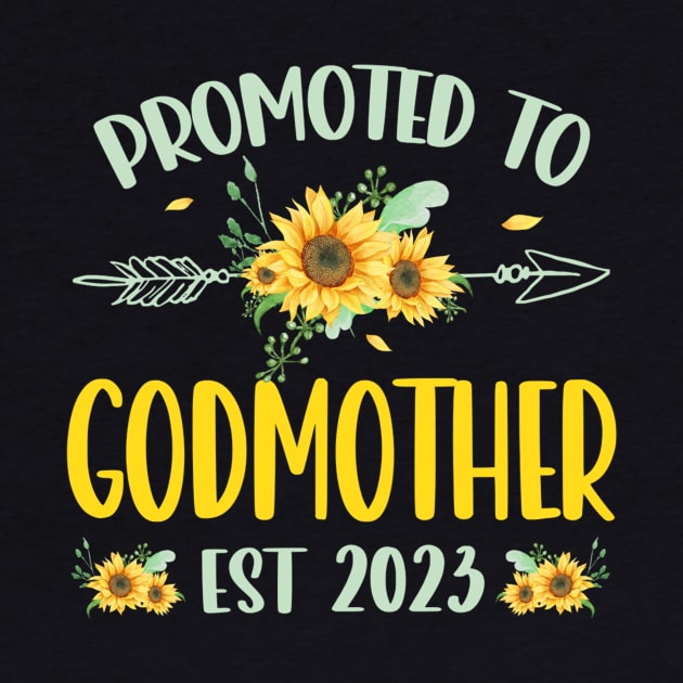 Promoted To Godmother Est 2023 Sunflower by tabbythesing960